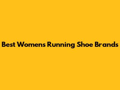 Best Women's Running Shoe Brands