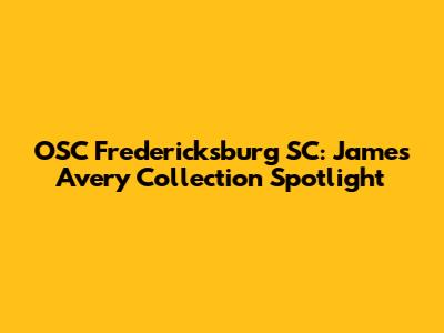 OSC Fredericksburg SC: James Avery Collection Spotlight